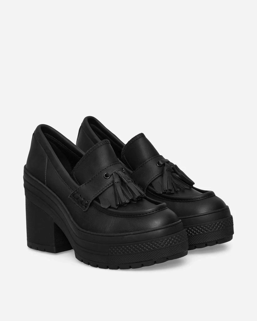 Converse Women's Chuck 70 De Luxe Platform Heel Loafers Black 3