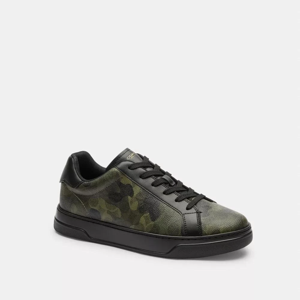 Coach High Line Sneaker In Signature Camo Print 3