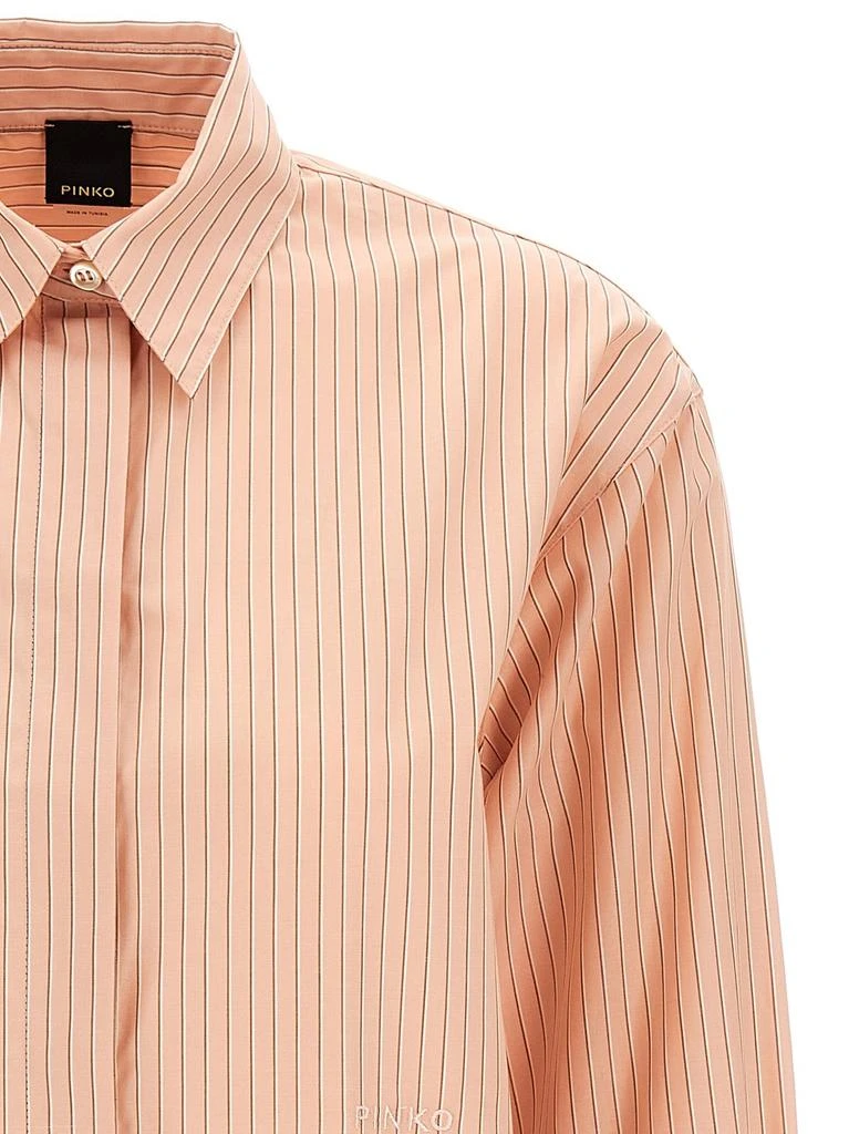 Pinko Pinko Oversized Striped Poplin Shirt 3