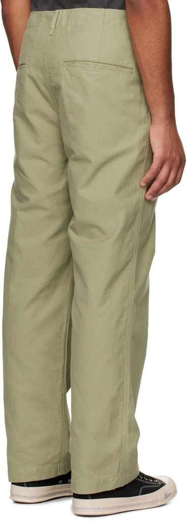 VisVim Green Field Chino Trousers 3