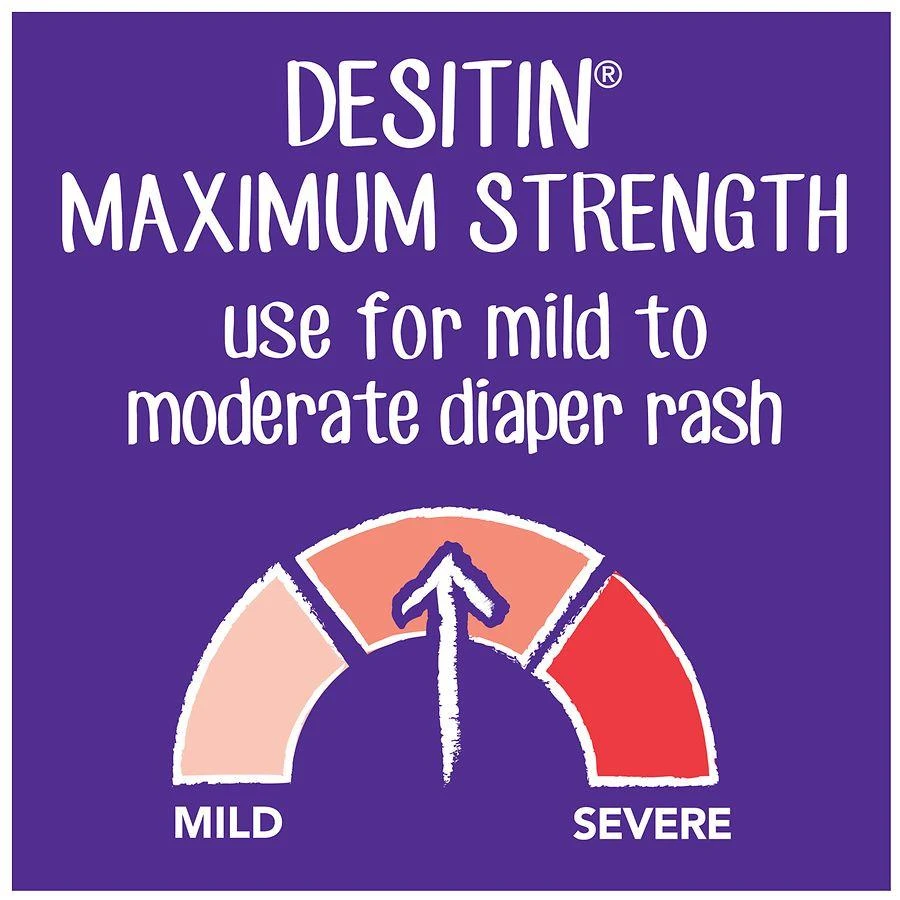 Desitin Maximum Strength Diaper Rash Cream With Zinc Oxide 10
