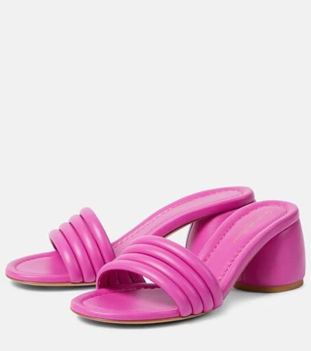 Gianvito Rossi Malou leather mules 5