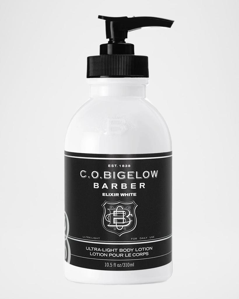 C.O. Bigelow Men's Elixir White Ultra-Light Body Lotion, 10.5 oz.