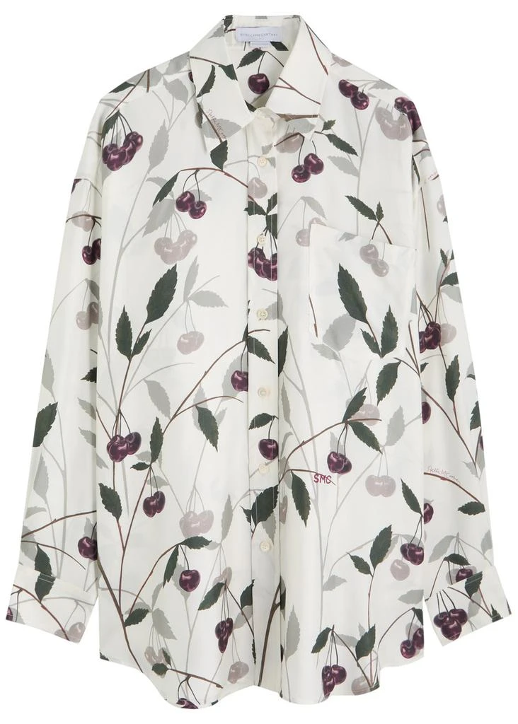 Stella McCartney Cherry-print silk shirt 1