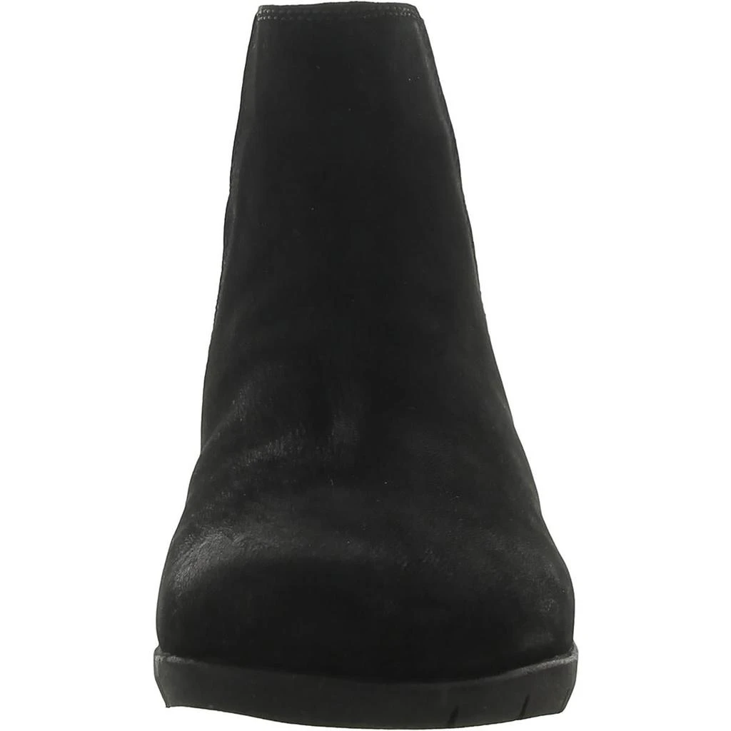 SoftWalk Albany Womens Leather Wedge Chelsea Boots 3