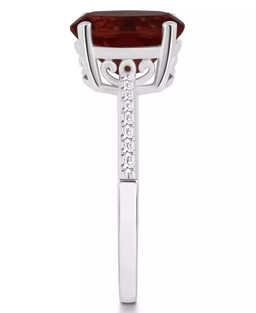 Macy
s Women
s Garnet (3-1/10 ct.t.w.) and Diamond (1/10 ct.t.w.) Ring in Sterling Silver 4