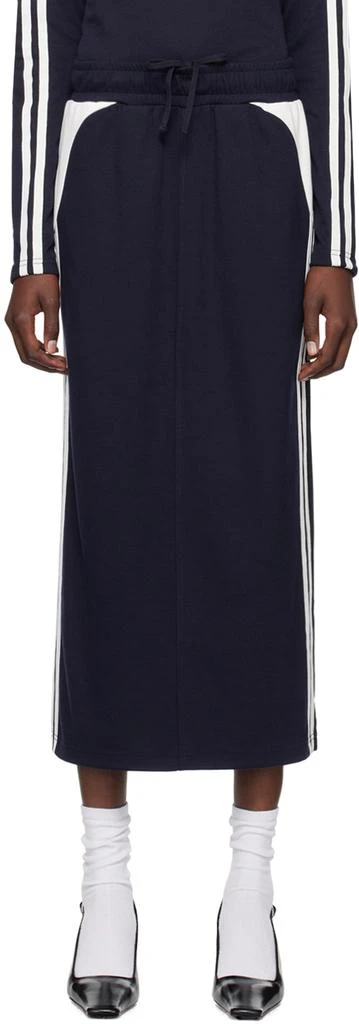 Kijun Navy Football Jersey Midi Skirt 1