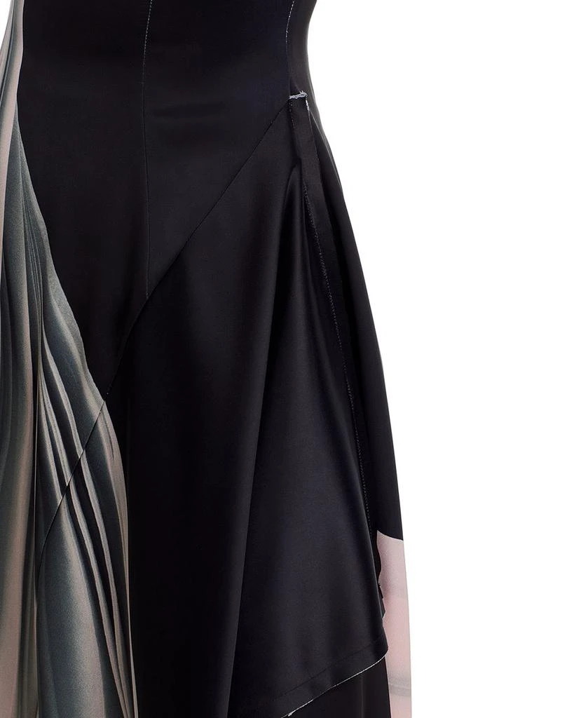 Jason Wu Dancing Pleat Print Short Sleeve Fit and Flare Dress 3