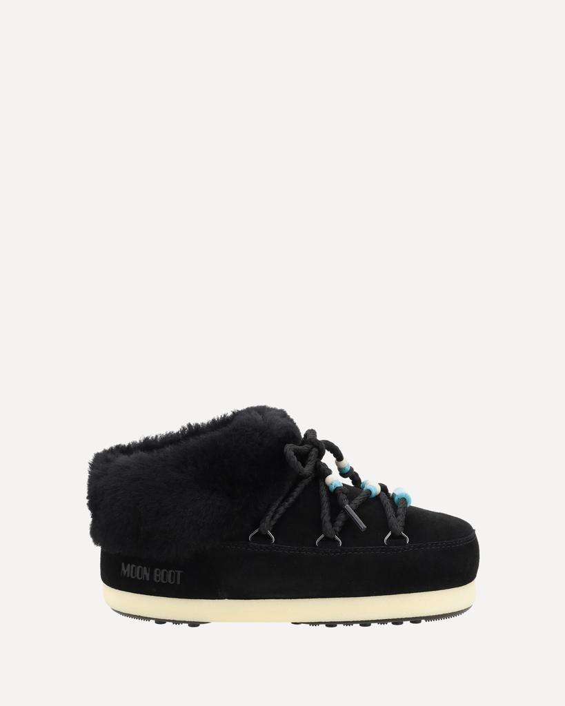 Moon Boot Mule Suede Beads Ankle Boots