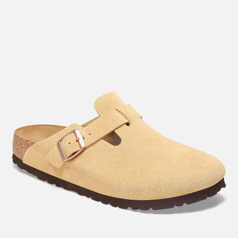 Birkenstock BIRKENSTOCK MEN'S BOSTON SUEDE MULES 1