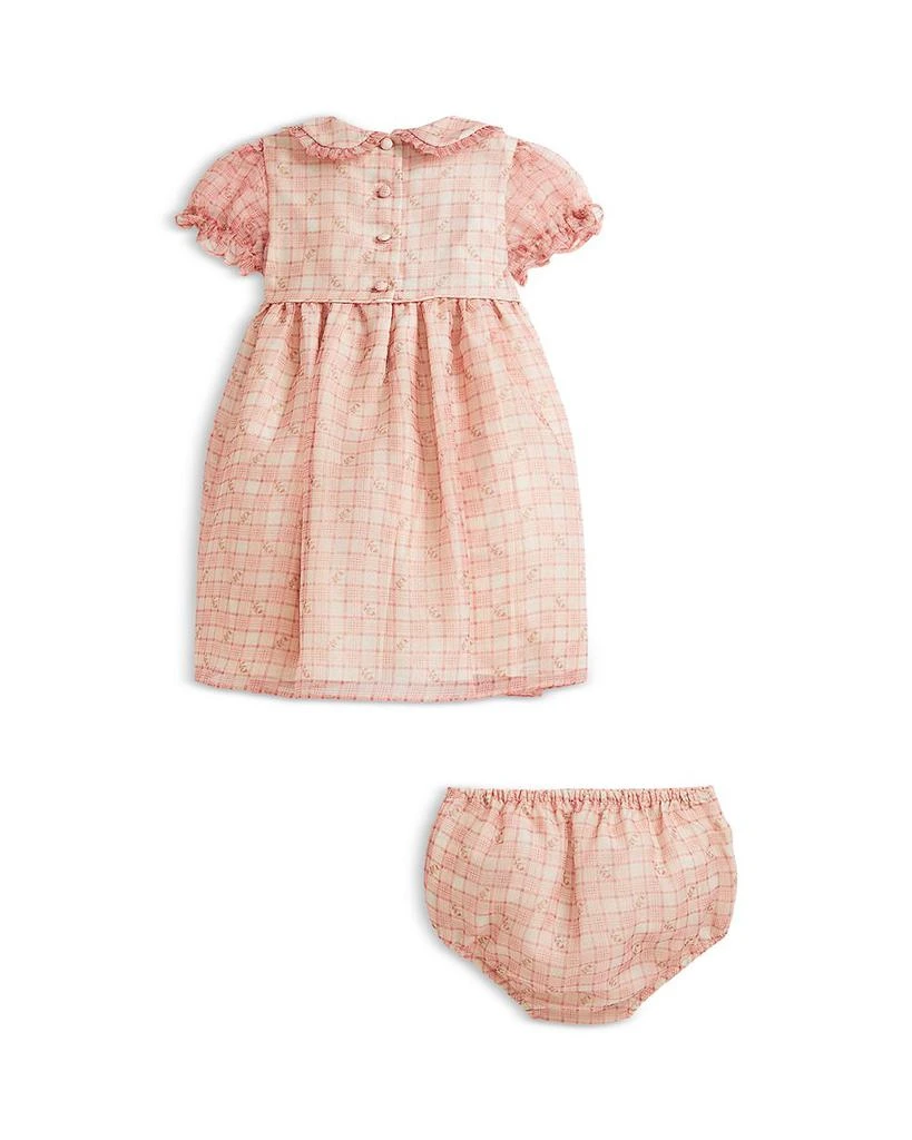Ralph Lauren Girls' Floral Plaid Organza Dress & Bloomer - Baby 3