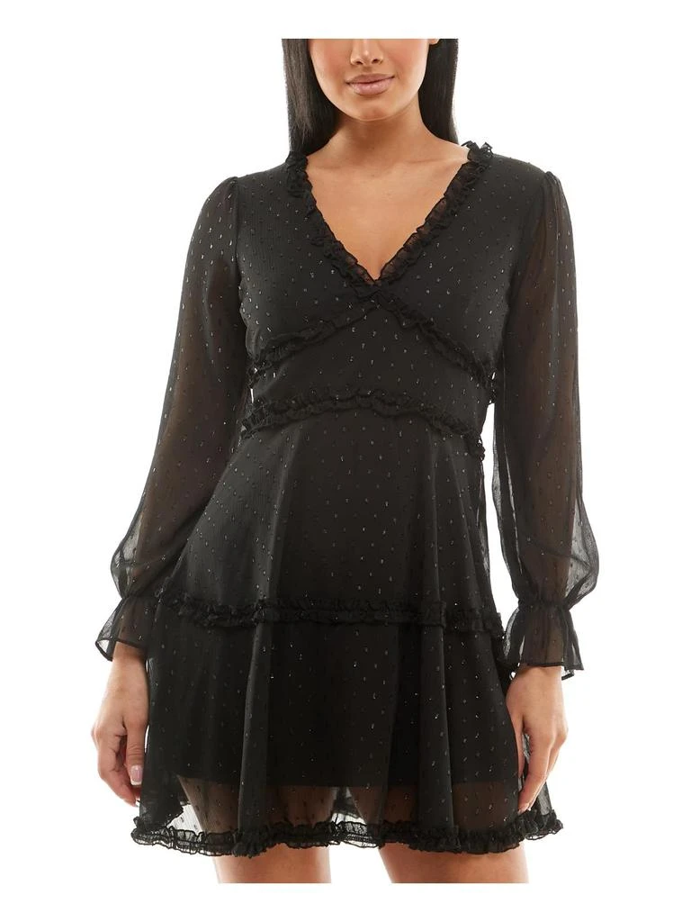 B. Smart Juniors Womens Mini Ruffled Fit & Flare Dress 1