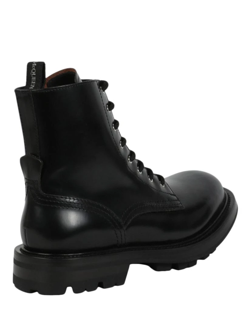 Alexander McQueen Leather Ankle Combat Boots 3