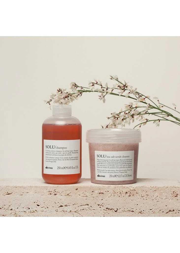 Davines SOLU Sea Salt Exfoliating Scrub Cleanser 250ml 3