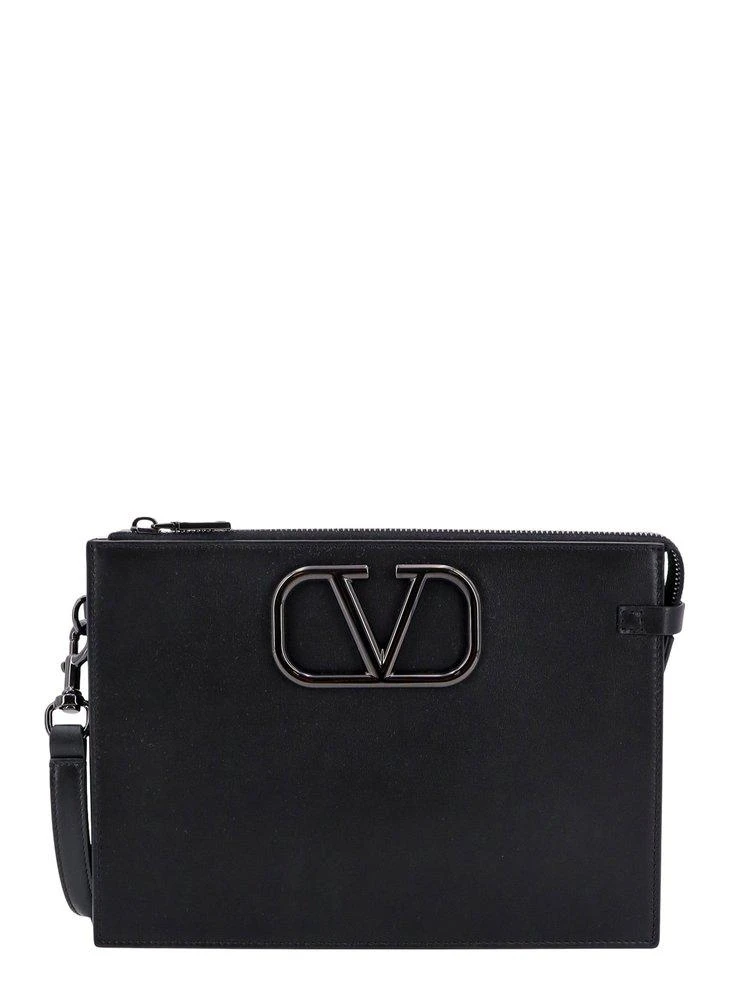 Valentino VLogo Signature Zip-Up Clutch Bag – On Sale Now with Up