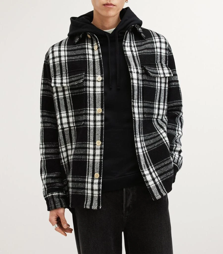 ALL SAINTS Cotton Check Imber Shirt 3