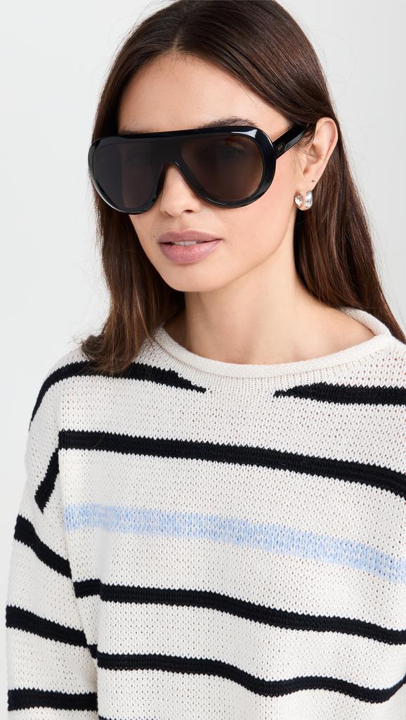 Quay Set List Aviator Sunglasses