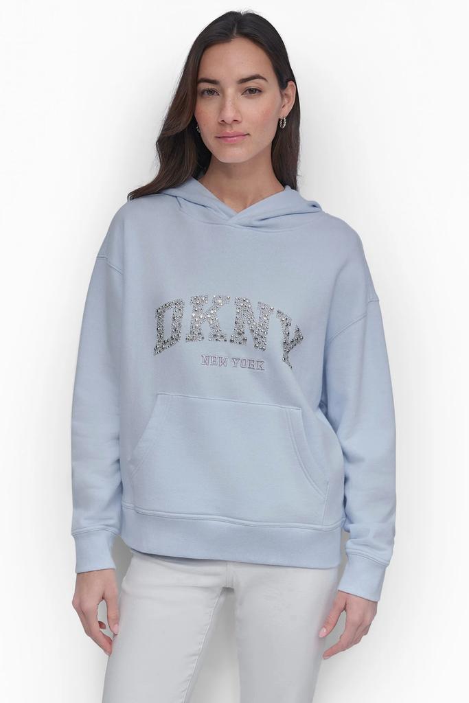 DKNY DKNY ARCHED DOME STUD SWEATSHIRT