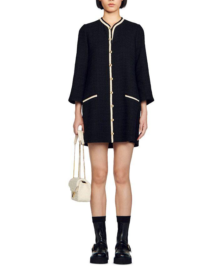 Sandro Eva Tweed Dress