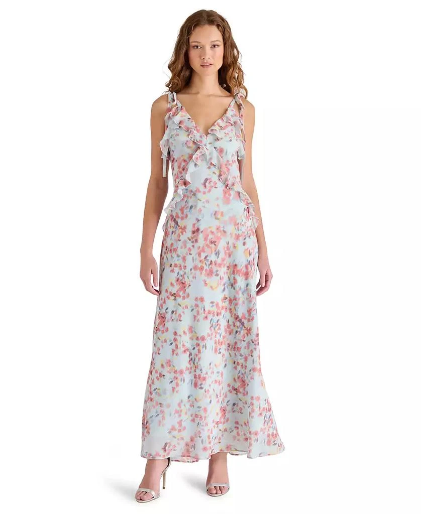 Steve Madden Women's Adalina Ruffle-Trim Chiffon Dress 1