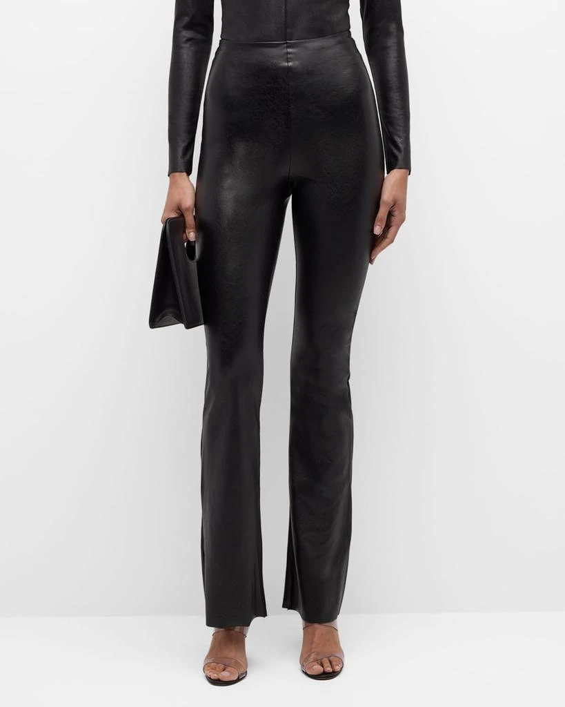 Commando Faux-Leather Flared Leggings 2