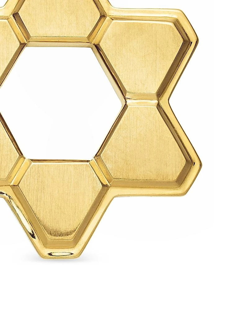 David Yurman Deco Star of David Pendant in 18K Yellow Gold, 24MM 6