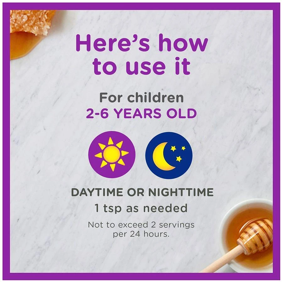 ZarBee's Naturals Children's Cough Syrup + Immune Day & Night Pack Natural Mixed Berry 2