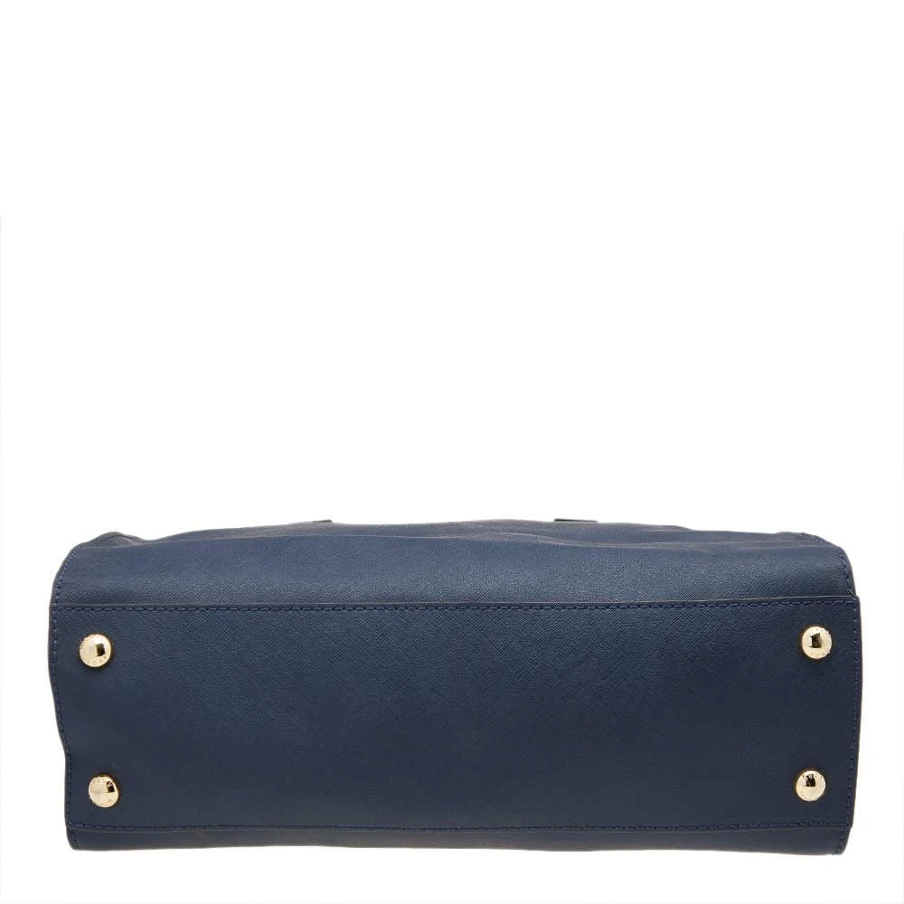 Michael Kors MICHAEL Michael Kors Blue Saffiano Leather Large Hamilton Tote 6