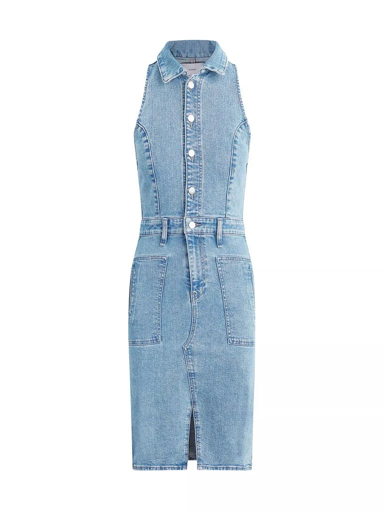Hudson Denim Halterneck Utility Dress 1