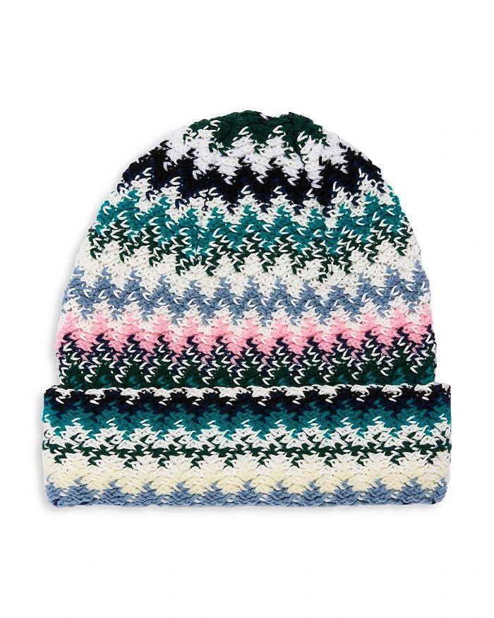 Shop Zigzag-intarsia knitted headband on Sale at BeyondStyle  display picture 2