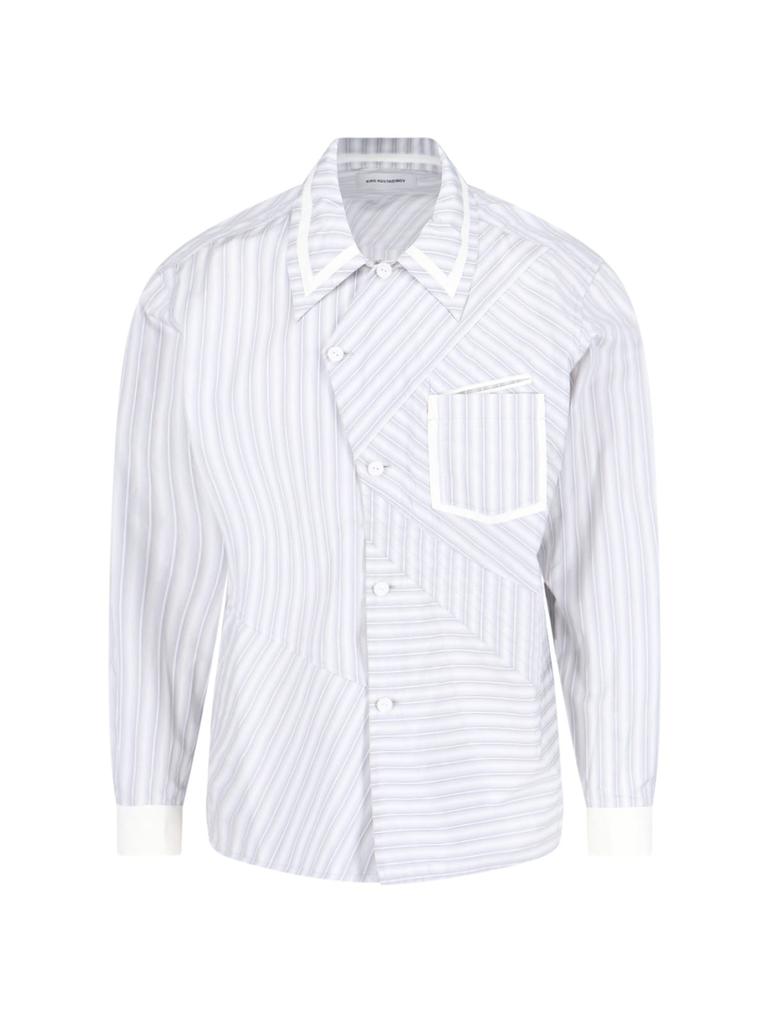 Kiko Kostadinov Stripe Asymmetric Shirt