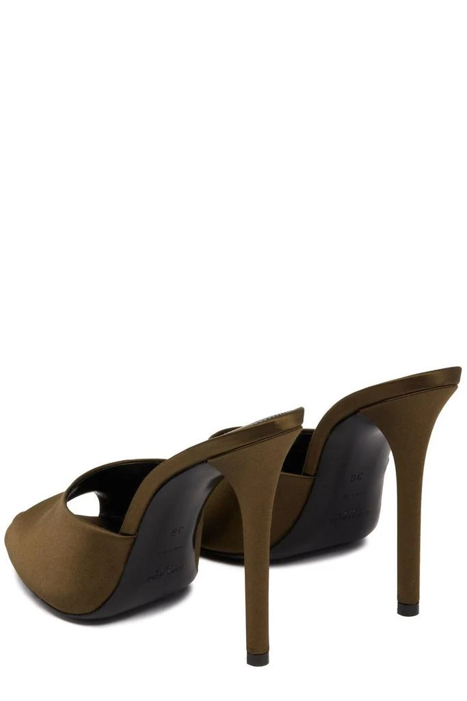 Yves Saint Laurent Saint Laurent Goldie Open Toe Stiletto Mules 3