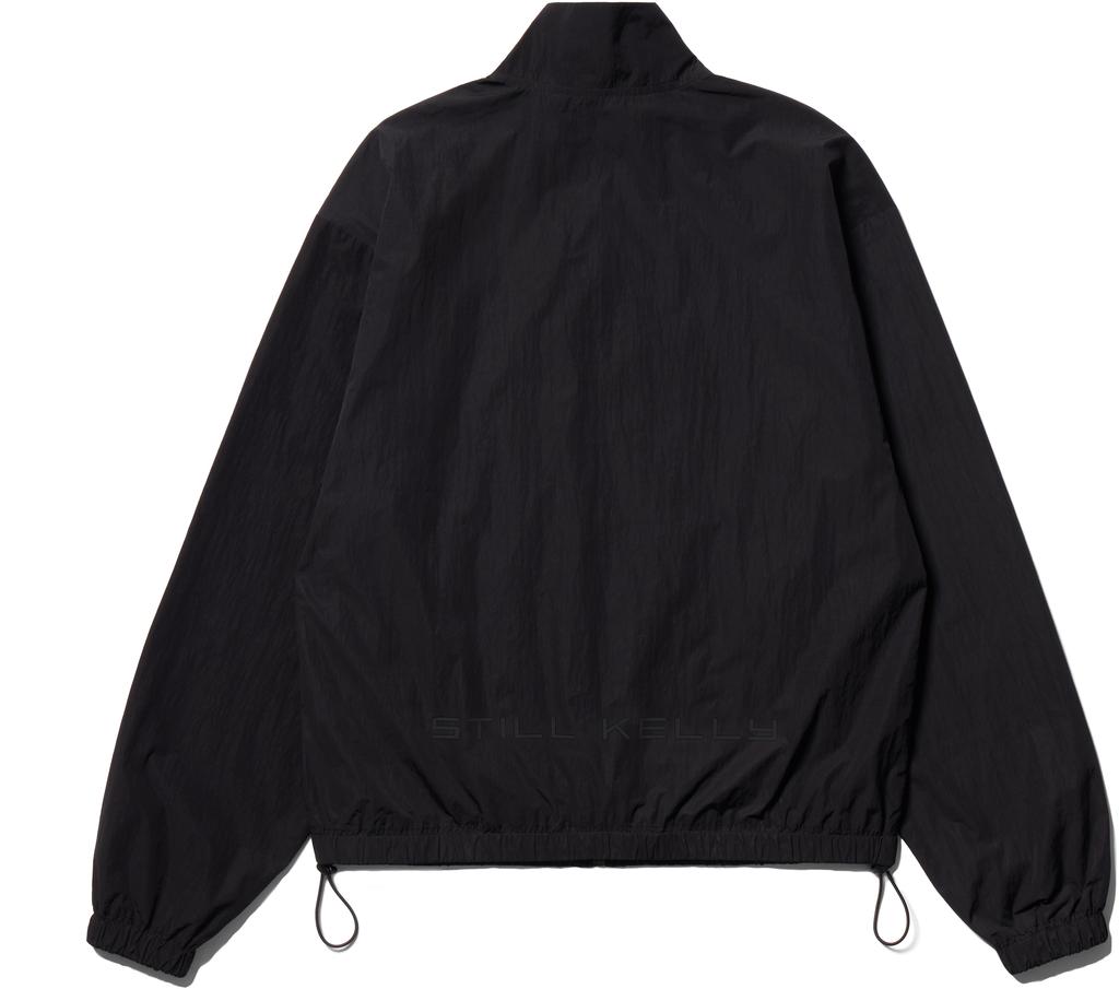 Black Nylon Track Jacket – On Sale Now with Up to 72% Off