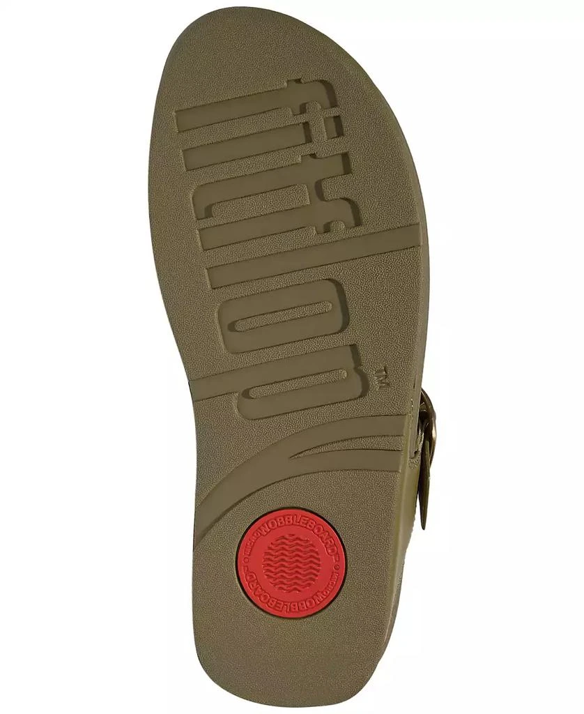 FitFlop Women's Lulu Adjustable Leather Toe-Post Sandals 4