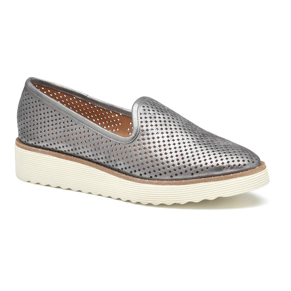 Johnston & Murphy Mitzi Perforated Venetian Platform Loafers