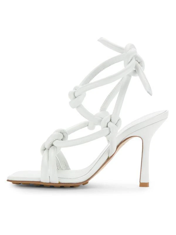 Bottega Veneta Knotted Leather Sandals 4