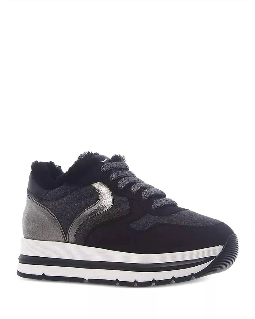Voile Blanche Voile Blanche - Women's Maran Shearling Low Top Sneakers 2