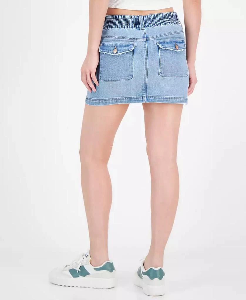 Celebrity Pink Juniors' Denim Mini Cargo Skirt 2