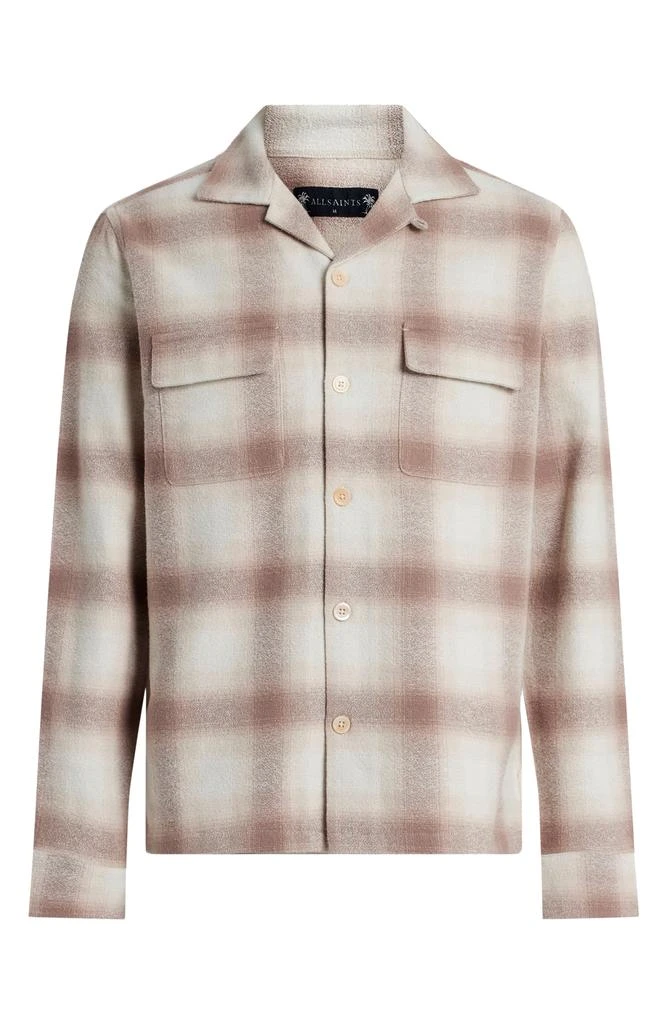 ALL SAINTS Knoll Plaid Shirt Jacket 4