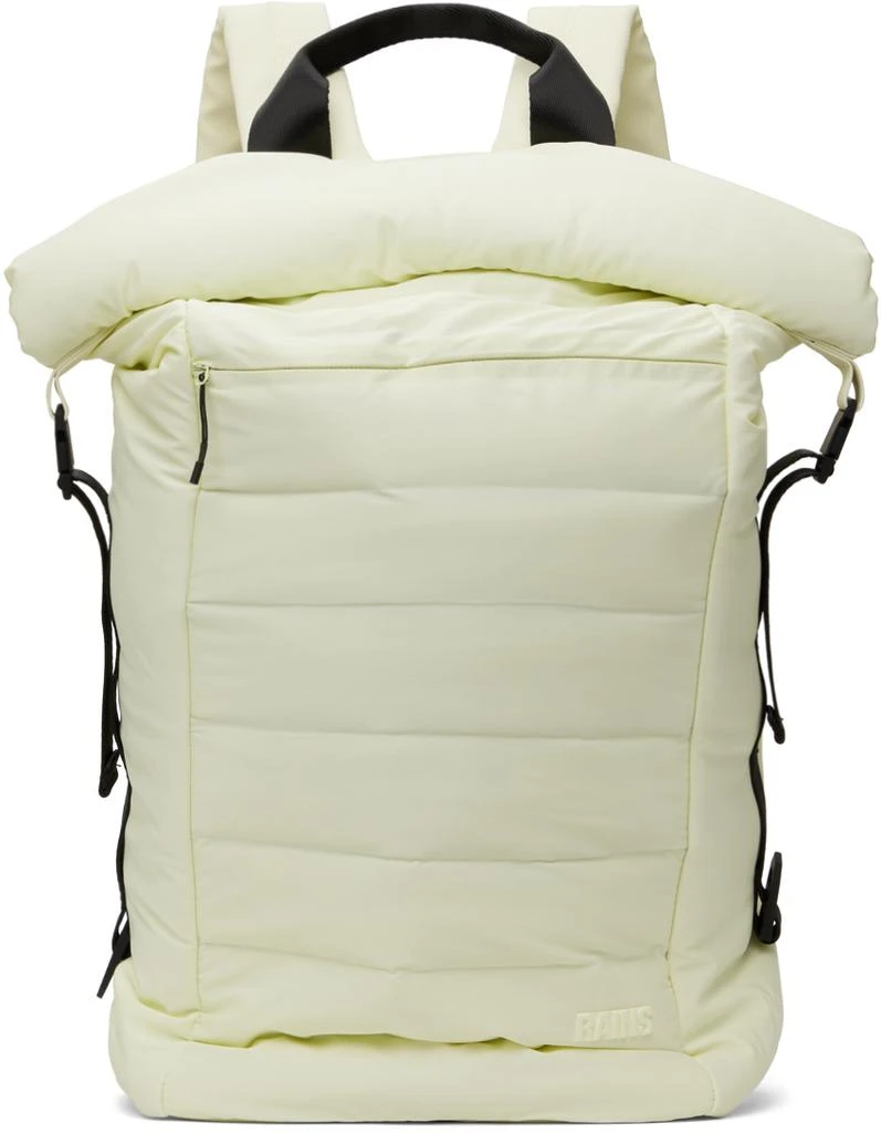 RAINS Yellow Bator Puffer Backpack 1