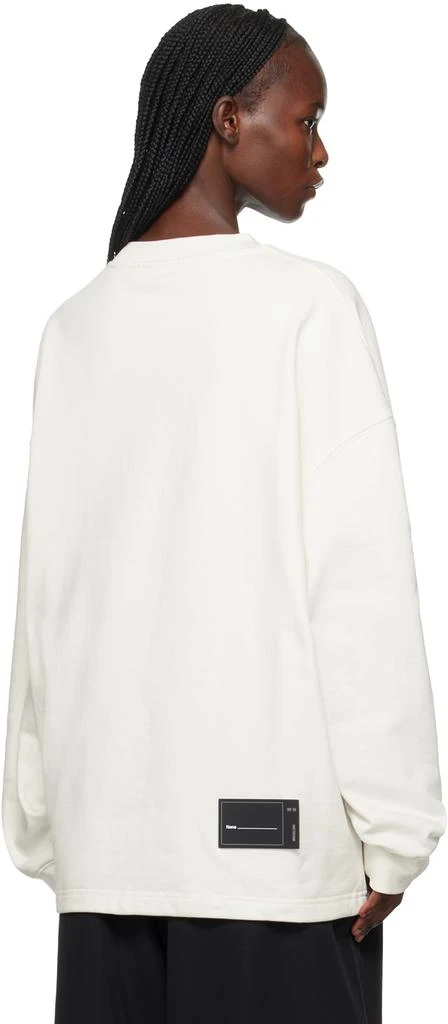 We11done White Printed Sweatshirt 3