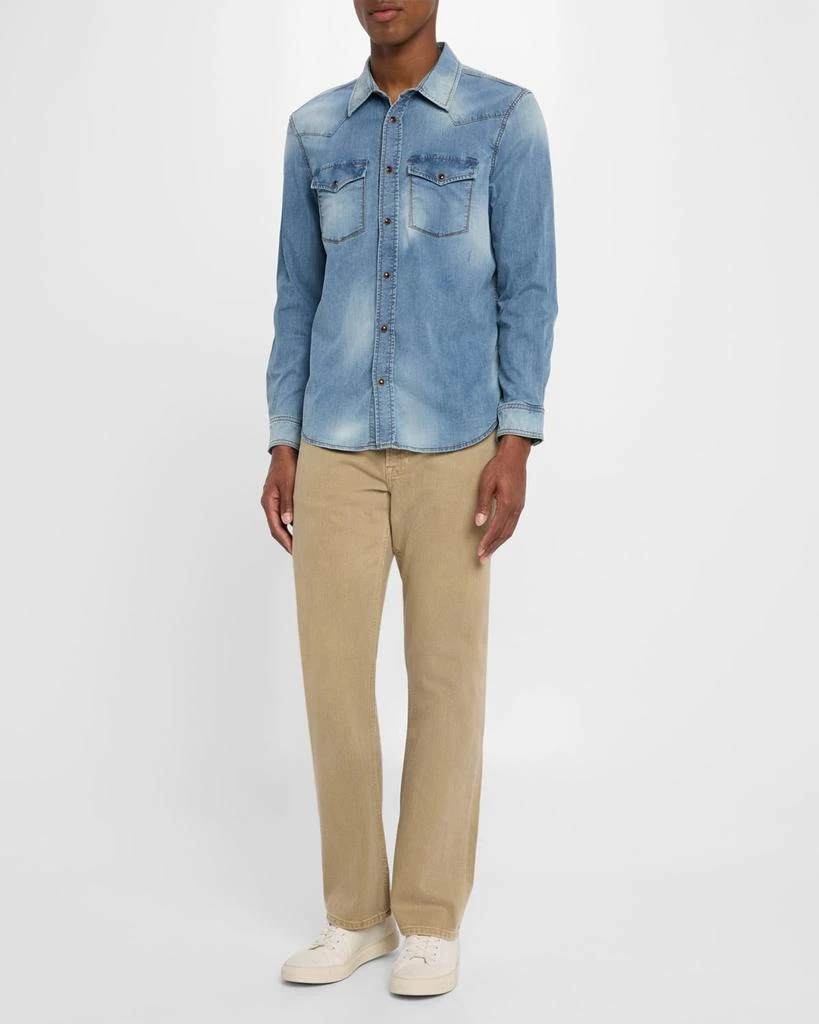 MONFRÈRE Men's Eastwood Denim Western Shirt 2