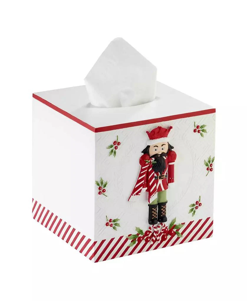 Avanti Peppermint Nutcracker Resin Tissue Cover 5