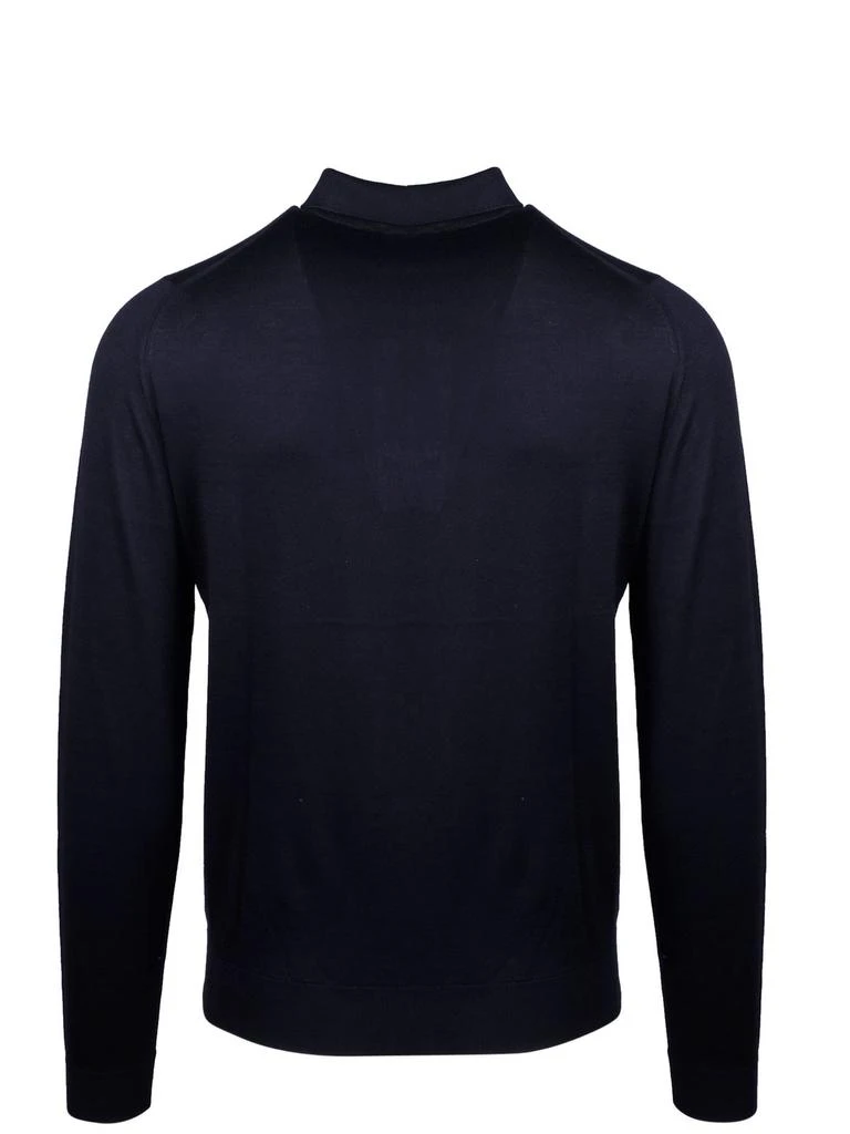 John Smedley John Smedley Bradwell Long-Sleeve Polo Shirt 2