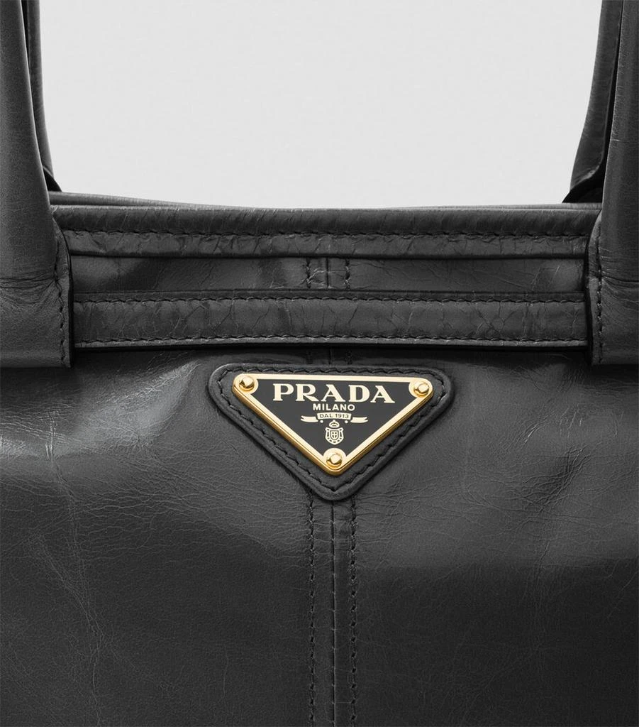 Prada Medium Leather Bonnie Top-Handle Bag 4