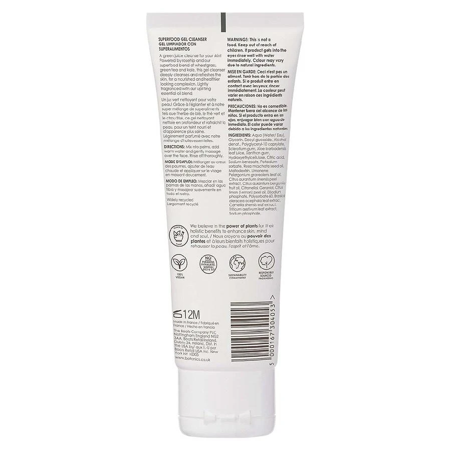 Botanics 81% Organic Superfood Gel Cleanser 3