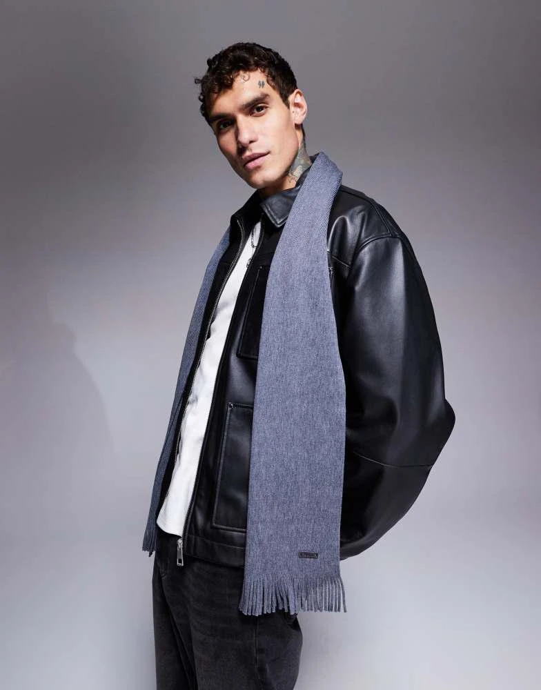 Knitted Scarf Hugo Boss Silk Scarves Cashmere Scarf BOSS Men's Big