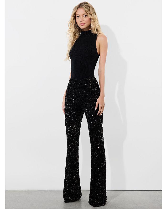 Alice + Olivia RMP Sequinned Bootcut Pants