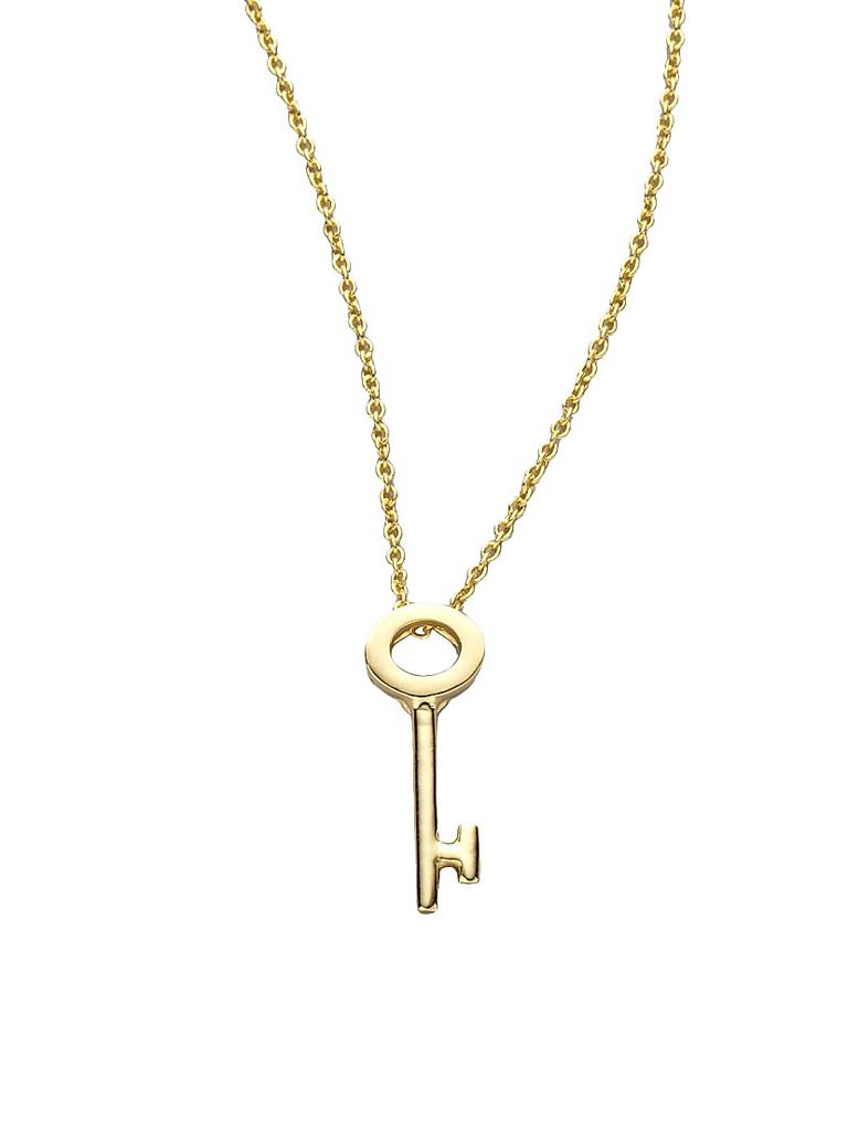 Roberto Coin Tiny Treasures 18K Yellow Gold Key Pendant Necklace