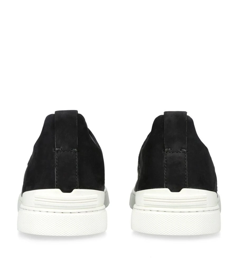 Zegna Crocodile Leather Triple Stitch Sneakers 2
